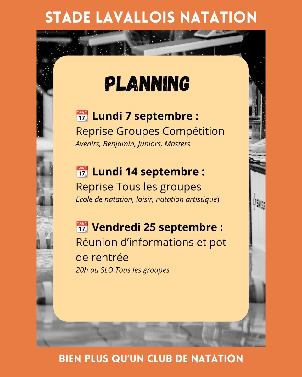 Planning Septembre
