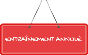 Cours Annulés Samedi 18 septembre