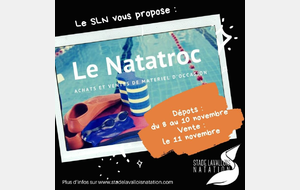 Le SLN organise son 1er Natatroc !