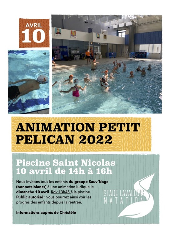 Animation Petit Pélican 2022